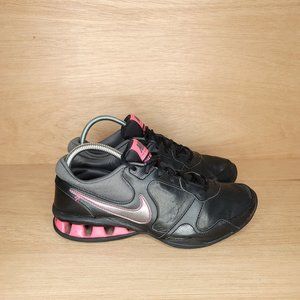 Nike Reax Rockstar 2 Women's Black Pink Size 9 Training Running Shoes Sneakers
